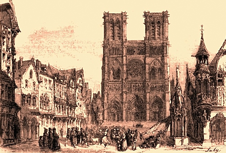 Illustration of the Hunchback of Notre Dame by Victor Hugo