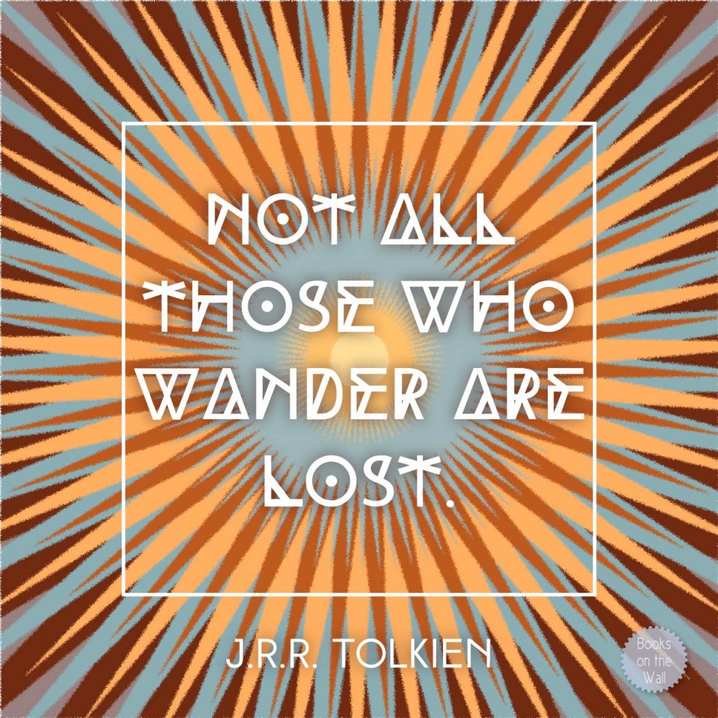 JRR Tolkien quote graphic by Books on the Wall