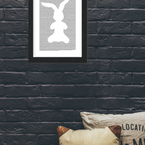 Velveteen Rabbit Full text Book Poster hanging on the wall