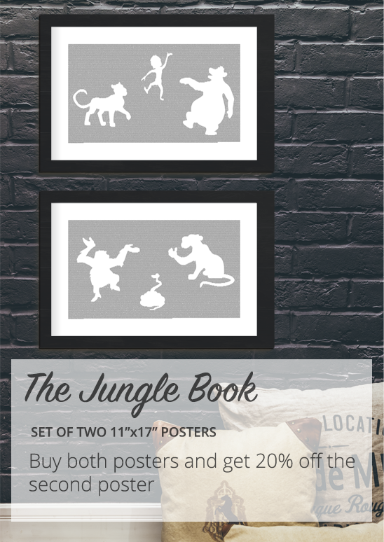 Full text Jungle Book poster set