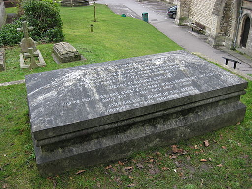 Mary Shelley's grave