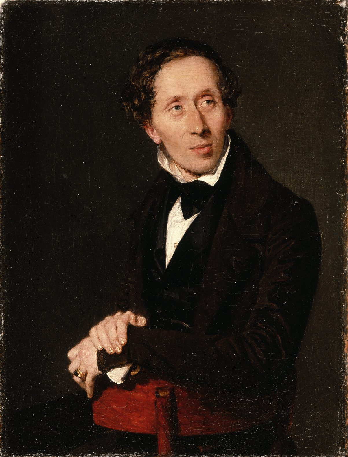 Hans Christian Andersen, 1805-1875, Writer, Fairy Tales Stock