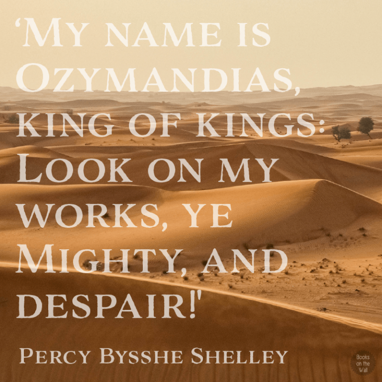 percy-bysshe-shelley-quote-ozymandias-books-on-the-wall