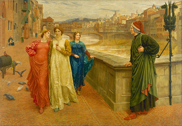 Dante and Beatrice, Henry Holiday, 1882-1884