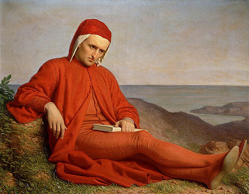 Dante in esilio, Domenico Peterlini (attributed), circa 1860