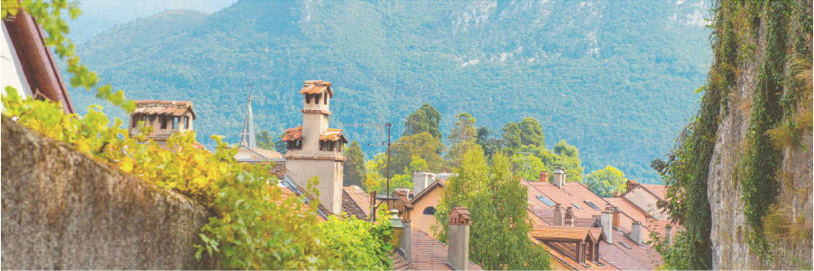 Small town in France